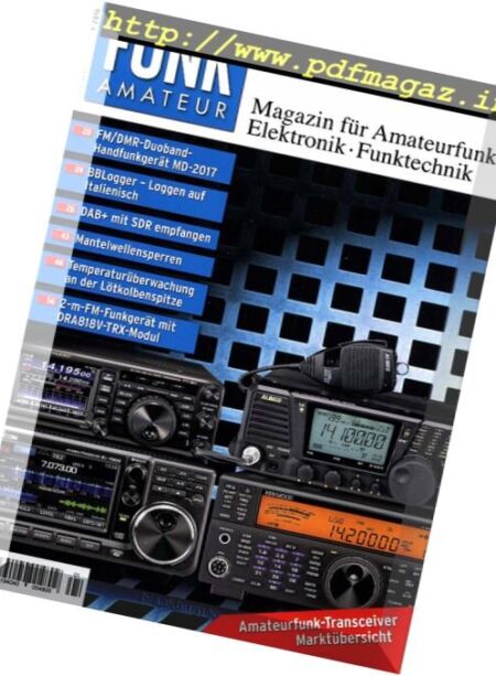 Funkamateur – Januar 2018 Cover