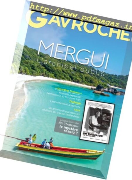Gavroche – janvier 2018 Cover