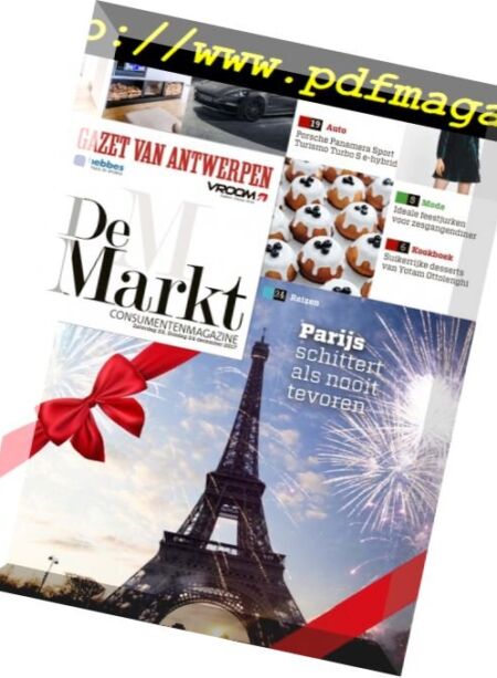 Gazet van Antwerpen De Markt – 23 december 2017 Cover