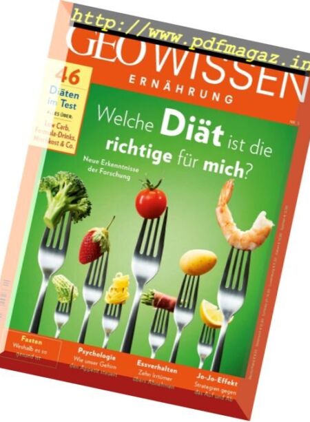 Geo Wissen Ernahrung – Februar 2018 Cover