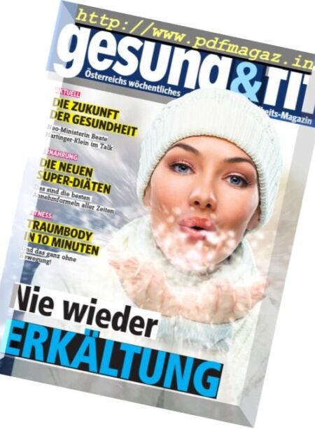 Gesund & Fit – 15 Januar 2018 Cover