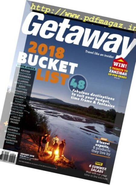 Getaway – January 2018 Cover