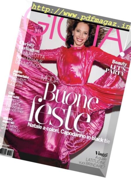 Gioia! – 6 Gennaio 2018 Cover