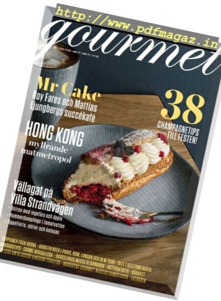 Gourmet Sverige – december 2017 Cover