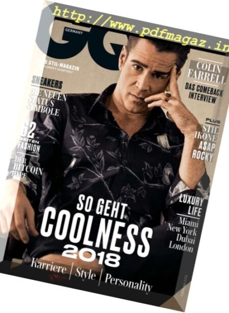 GQ Germany – Februar 2018 Cover