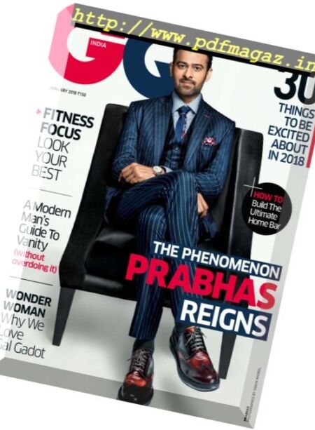 GQ India – January 2018 Cover
