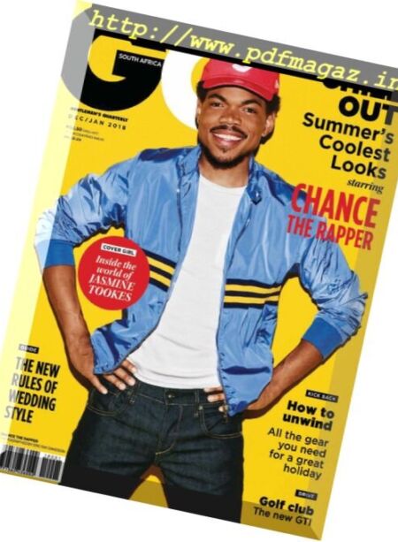 GQ South Africa – January 2018 Cover