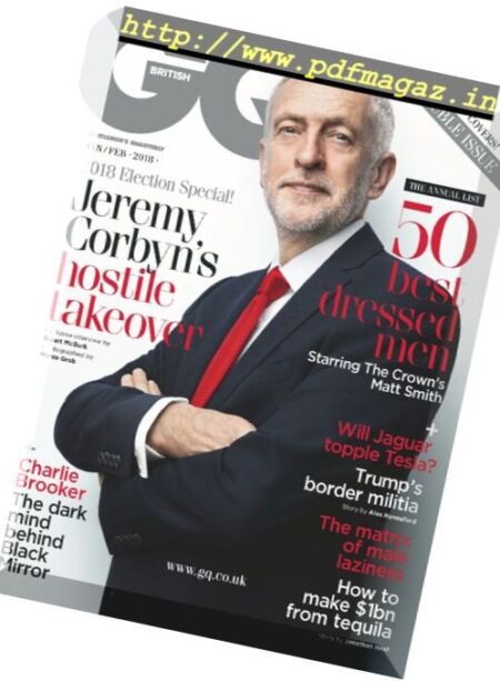 GQ UK – January 2018 Cover