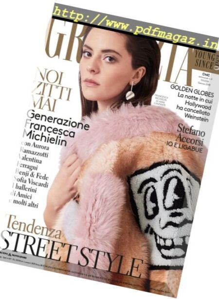 Grazia Italia – 11 Gennaio 2018 Cover