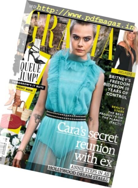 Grazia UK – 18 December 2017 Cover
