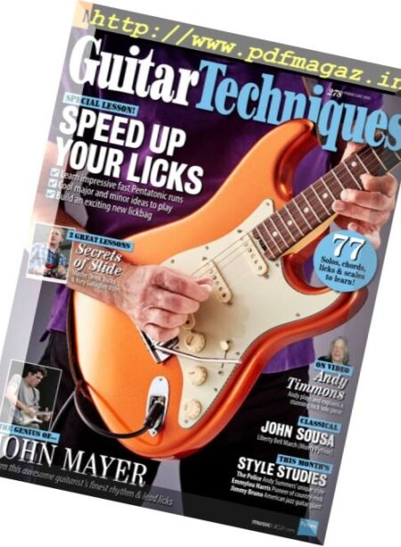 Guitar Techniques – February 2018 Cover