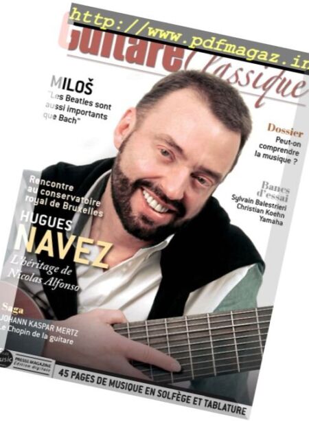 Guitare Classique – Mars-Mai 2016 Cover