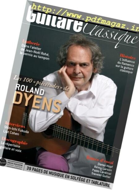 Guitare Classique – Septembre-Novembre 2014 Cover