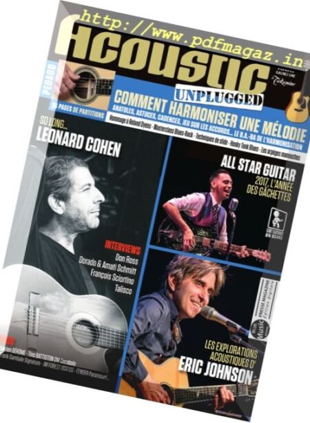 Guitarist Acoustic – Janvier 2017 Cover
