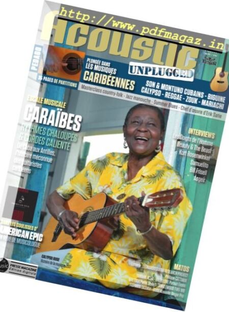 Guitarist Acoustic – Juillet 2017 Cover