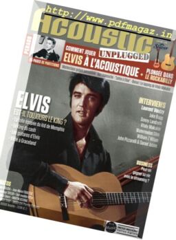 Guitarist Acoustic – Octobre 2017