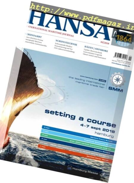 Hansa – Januar 2018 Cover