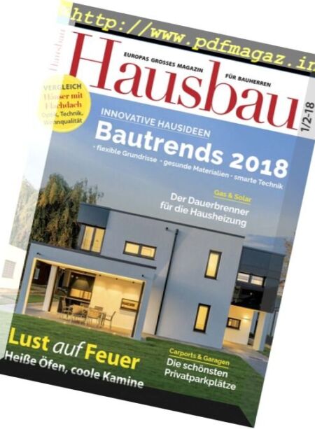 Hausbau – Januar-Februar 2018 Cover