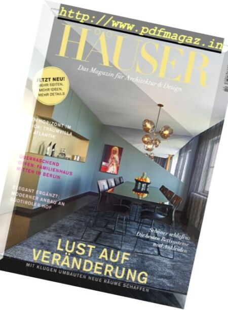 Hauser – Februar-Marz 2018 Cover