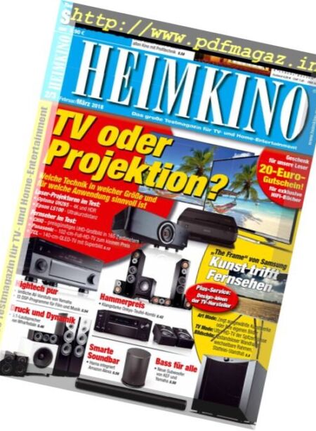 Heimkino – Februar-Marz 2018 Cover