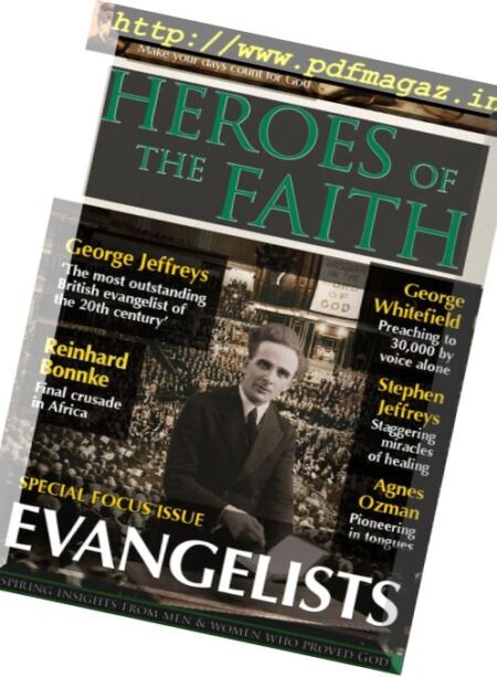 Heroes of the Faith – February 2018 Cover