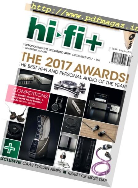 Hi-Fi+ – December 2017 Cover