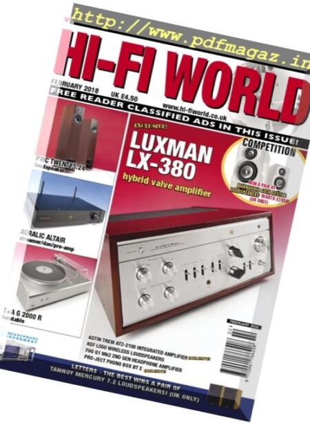 Hi-Fi World – February 2018 Cover