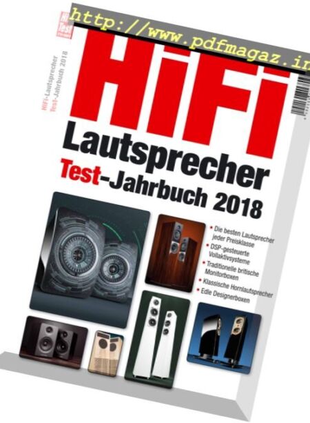 Hifi-Test – Sonderheft Lautsprecher Jahrbuch 2018 Cover