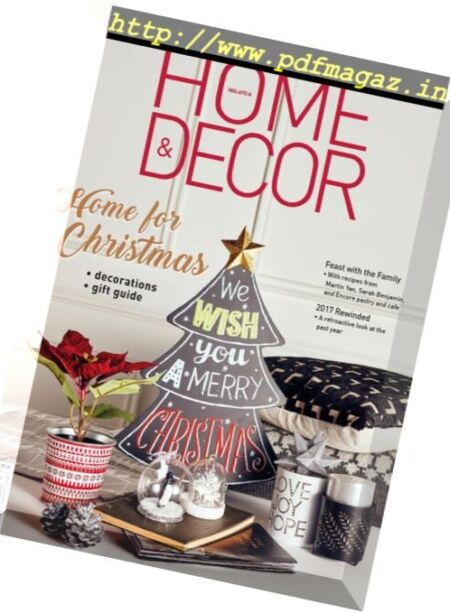 Home & Decor Malaysia – December 2017 Cover