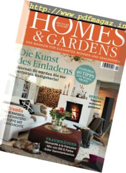 Homes & Gardens Germany – Januar-Februar 2018