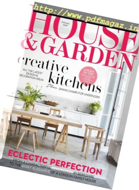 House & Garden UK – February 2018 Cover