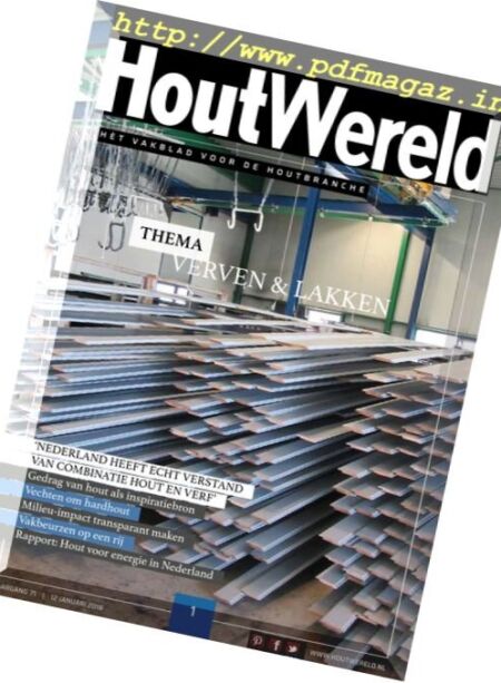 HoutWereld – 12 Januari 2018 Cover