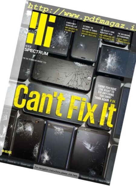 IEEE Spectrum International – November 2017 Cover