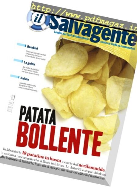 il Salvagente – Gennaio 2018 Cover