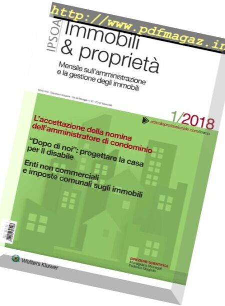Immobili & proprieta – Gennaio 2018 Cover