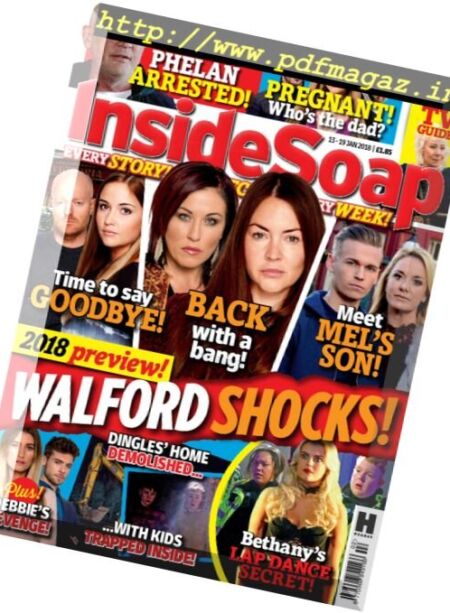 Inside Soap UK – 6 January 2018 Cover