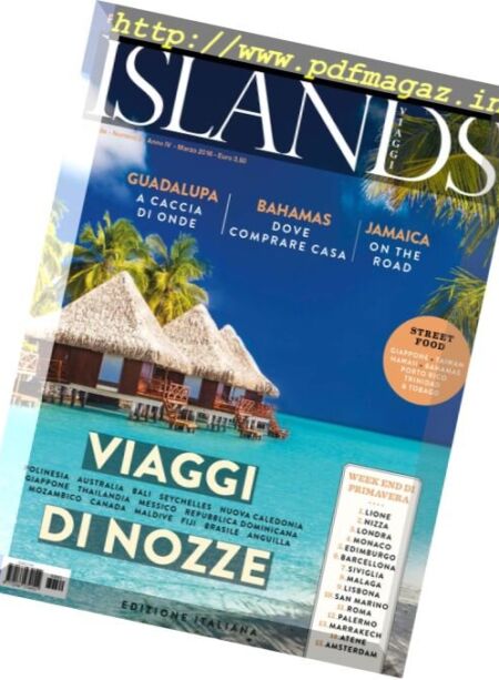 Islands Viaggi – Marzo 2016 Cover