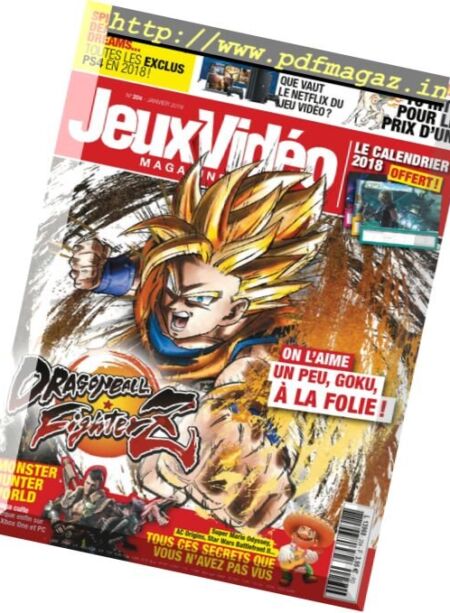 Jeux Video Magazine – janvier 2018 Cover