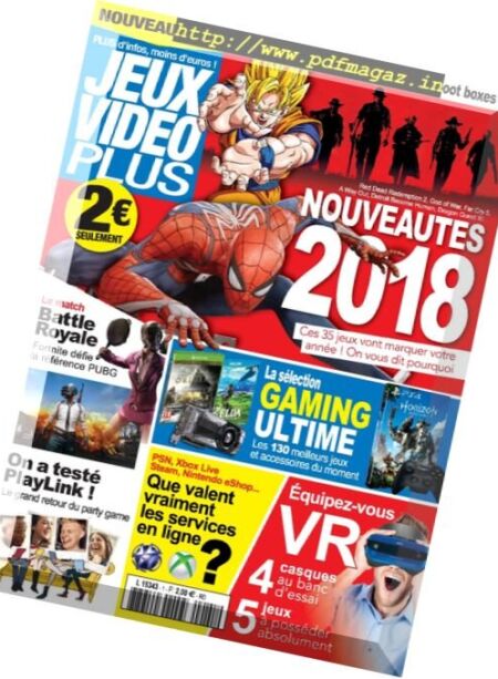 Jeux Video Plus – Janvier 2018 Cover