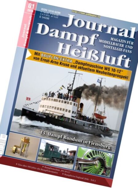 Journal Dampf & Heissluft – Januar 2018 Cover