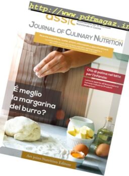 Journal of Culinary Nutrition – Dicembre 2017
