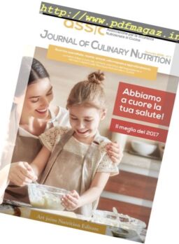 Journal of Culinary Nutrition – Gennaio 2018