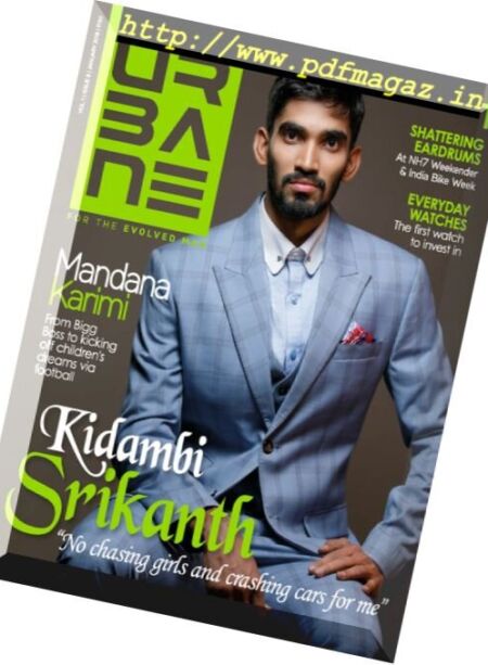 Just Urbane – January 2018 Cover
