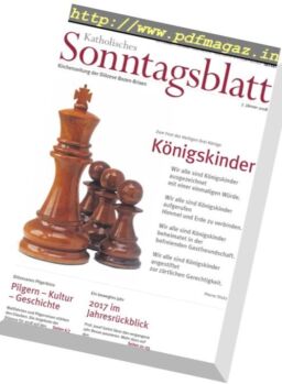 Katholisches Sonntagsblatt – 7 Januar 2018