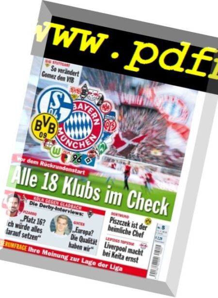 Kicker – 11 Januar 2018 Cover