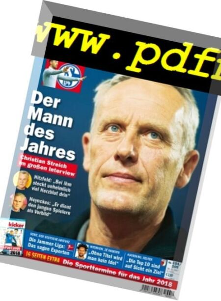 Kicker – 28 Dezember 2017 Cover