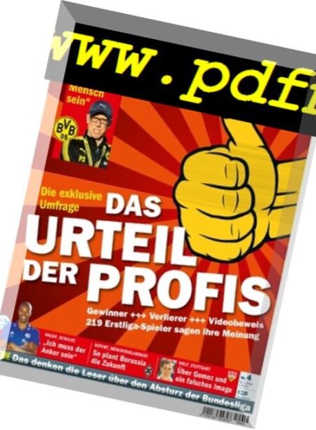 Kicker – 8 Januar 2018 Cover