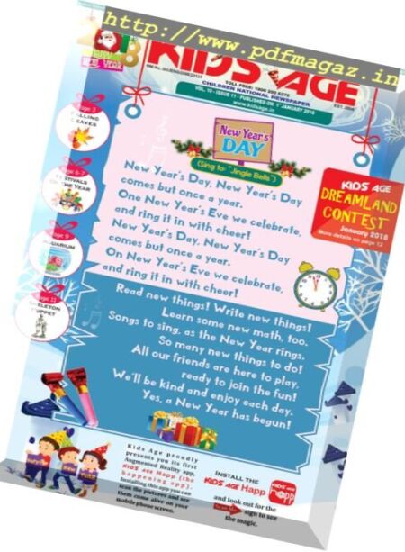 Kids Age – January 2018 Cover