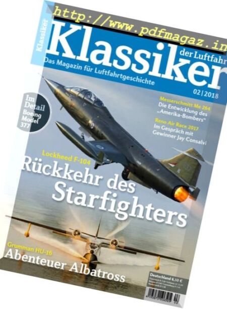 Klassiker der Luftfahrt – Februar 2018 Cover