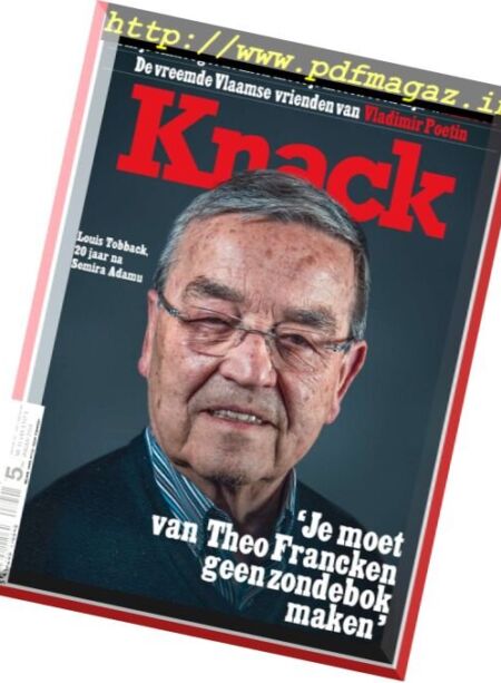 Knack Belgium – 3 Januari 2018 Cover